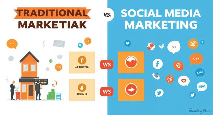 Infographic: Traditional billboard ads vs targeted social media marketing for Ghana businesses