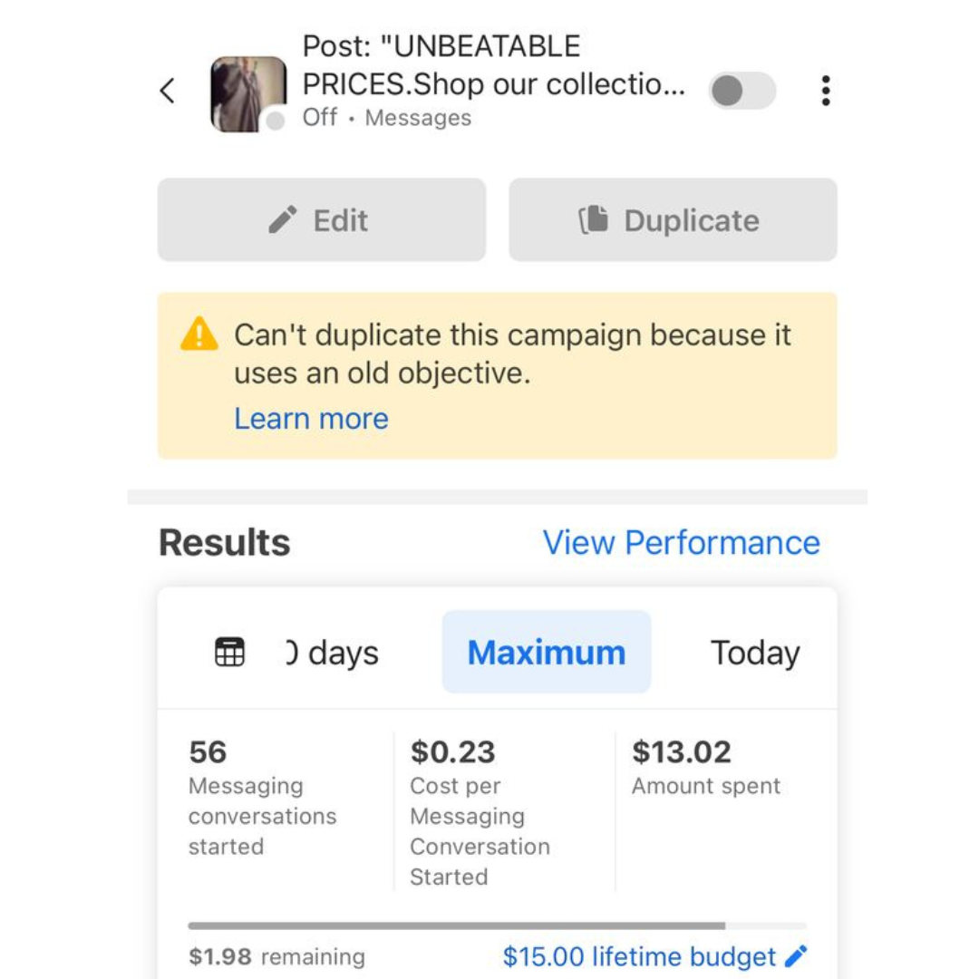  Chic Choice Vogue's successful Facebook ad campaign for ladies wear in Ghana