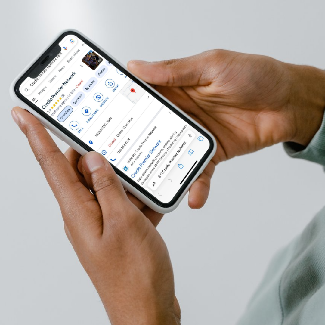 Mobile-friendly website created by a top website design company in Ghana