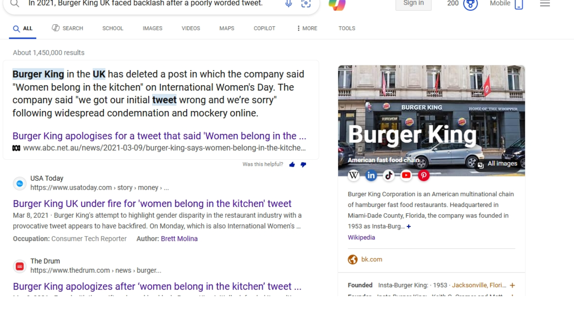 Burger King handled negative social media comments effectively