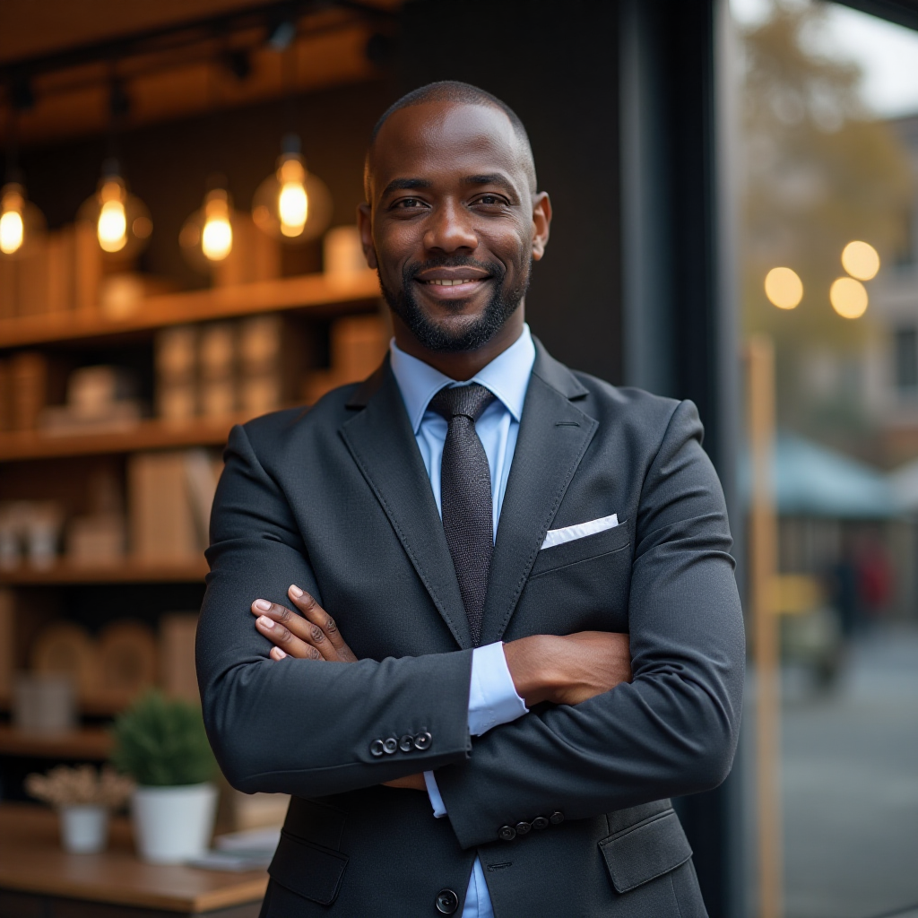Ghanaian entrepreneur focused on growing a small business successfully